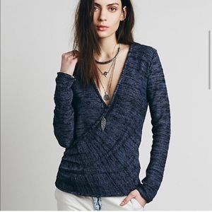 Free People Ballet Wrap Pullover